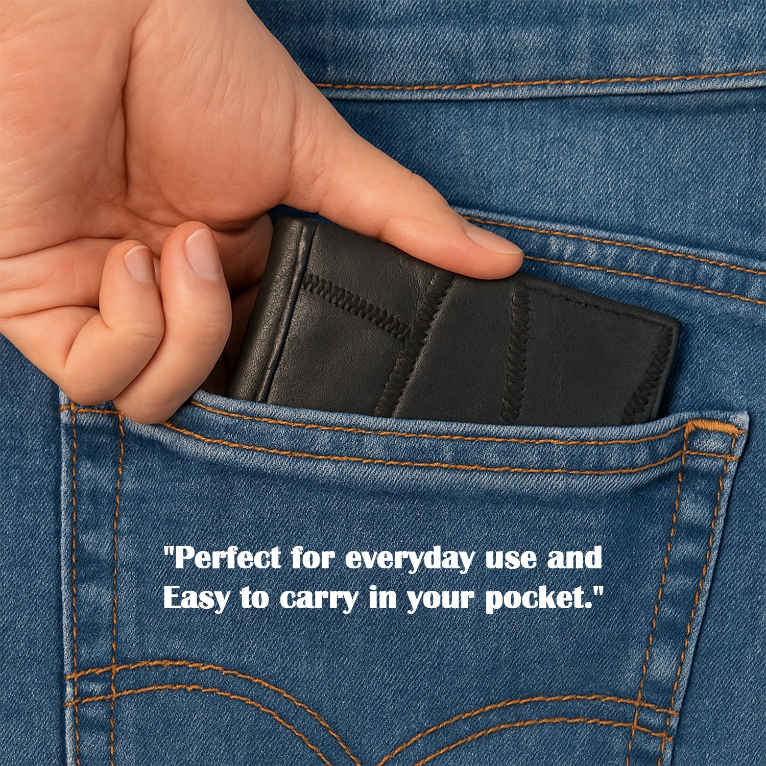 Premium Genuine Bi-Fold Wallet (1 Pc) Premium Genuine Bi-Fold Wallet (1 Pc)